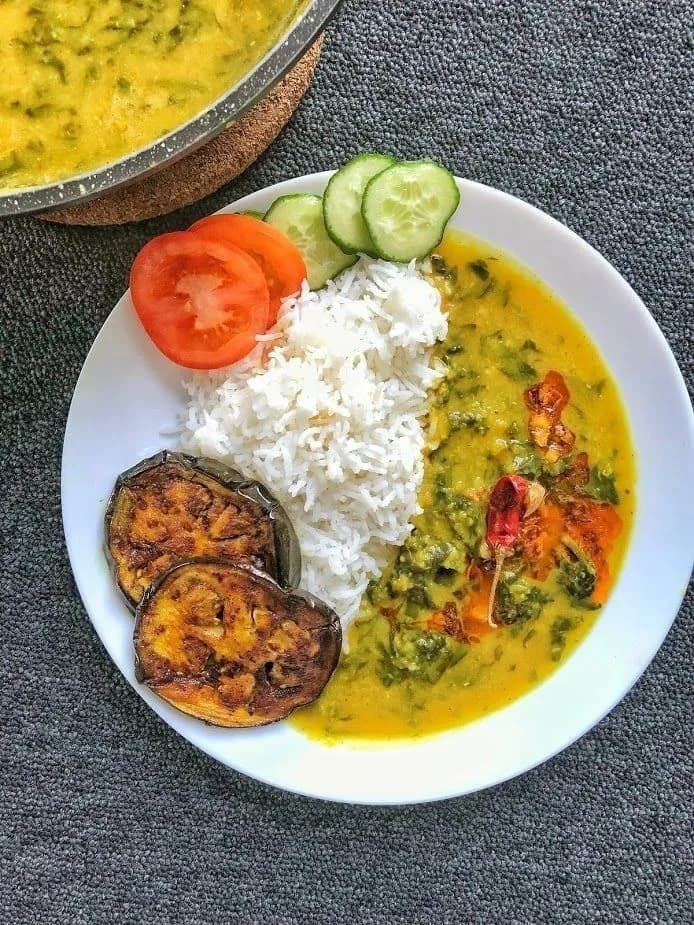 Farm-fresh organic home-cooked meal at Rigsel Homestay, Kalimpong