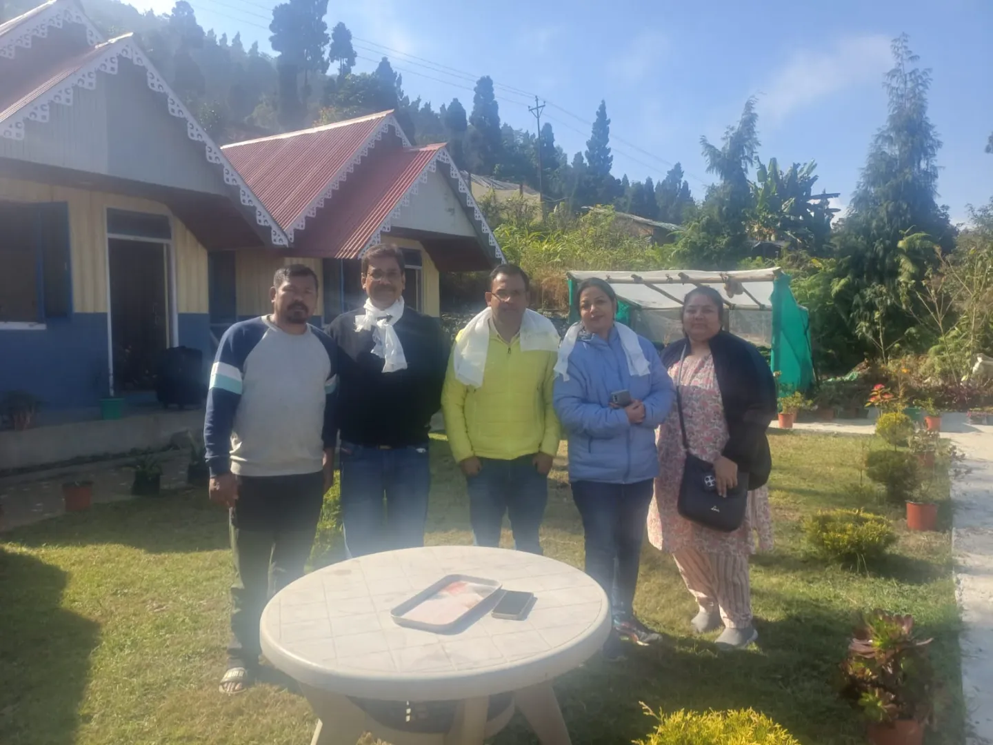 Guests experiencing Himalayan village hospitality at Rigsel Homestay