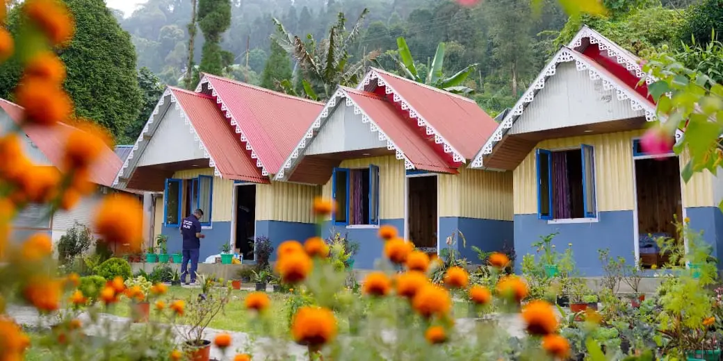 Natural surroundings and village landscape at Kaffer Gaon, Kalimpong